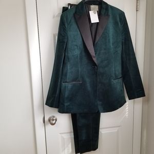 🌲BNWT Asos Tall Velvet  Suit⚘